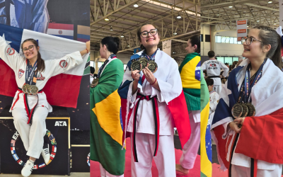 ¡Josefa Rodríguez brilló en Panamericano de Taekwondo y obtuvo tres medallas!